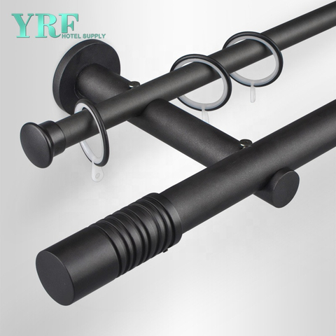 Guangzhou Foshan Factory Supply Bendable Double Curtain Track Voor YRF
