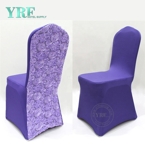 YRF huwelijk levert Purple Chair Covers