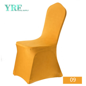 YRF Groothandel Hotel Supply Goedkope Shiny Chair Covers