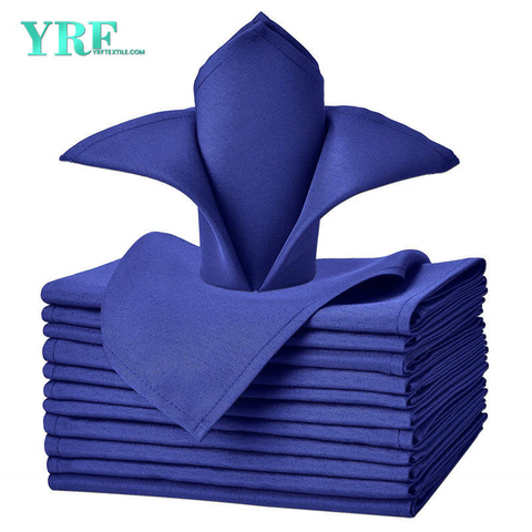Stoffen servetten Koningsblauw 17x17" Inch Pure 100% polyester wasbaar en herbruikbaar voor restaurant