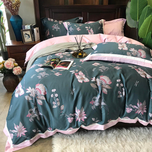 Kwaliteit beddengoed set katoenen stof comfortabel voor queen bed laken