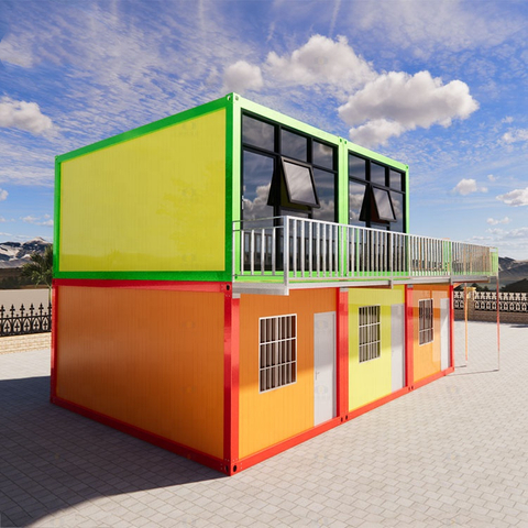 Directe verkoop site kantoor modulaire huizen Luxe container