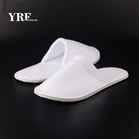 Gepersonaliseerde aangepaste logo witte hotel luxe spa-slippers