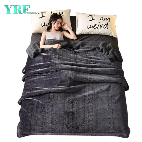 Sherpa Throw Blanket Zachtheid Omkeerbaar Ultra polyester voor kingsize bed