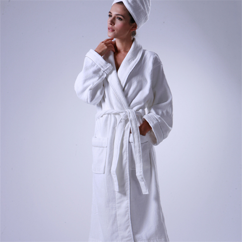 Modern Design Lichtgewicht Velours Spa Robes Groothandel voor dames
